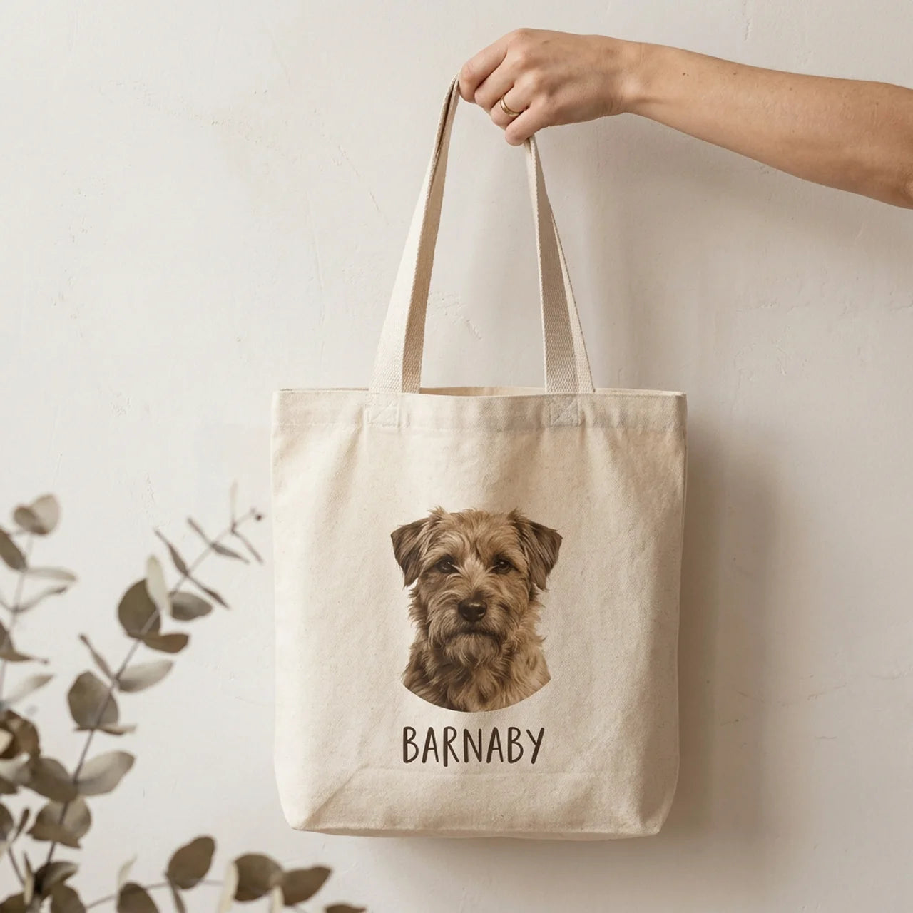Tote bag portrait + prénom